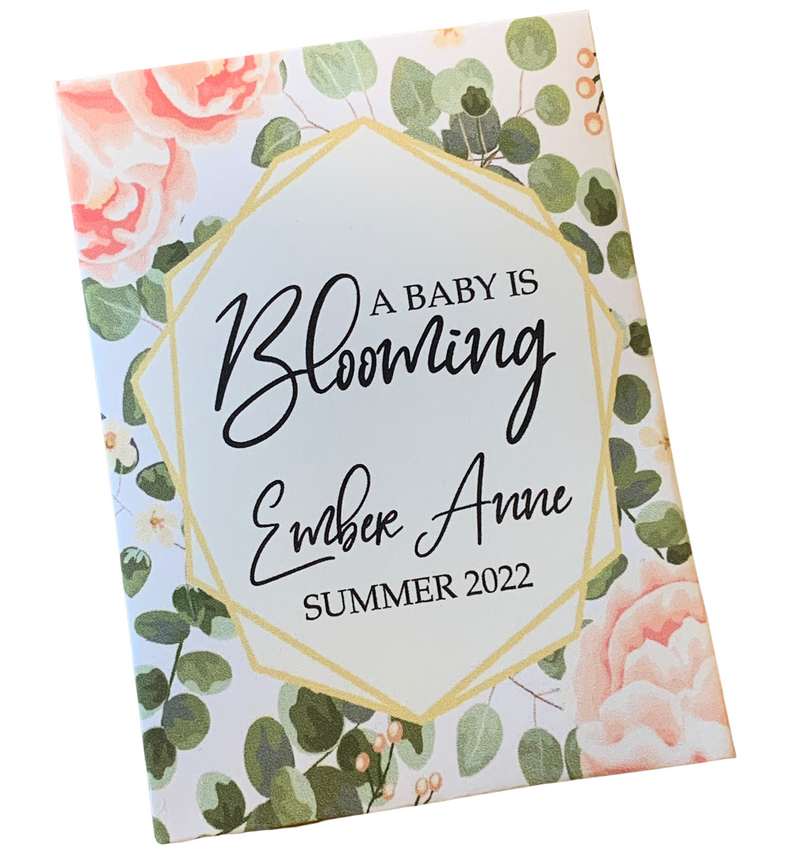 Custom eucalyptus Baby Shower Seed Packets Favors - Favor Universe