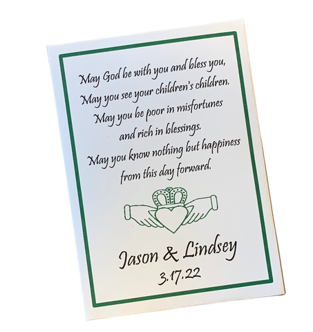 Celtic Claddagh Irish Wedding Seed Packets - Favor Universe