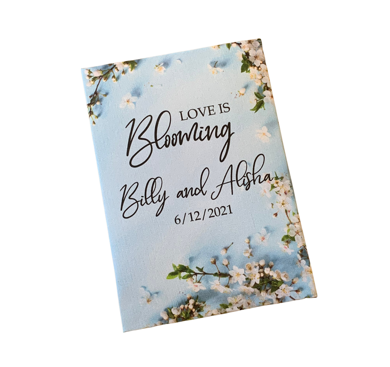 Wedding Seed packets blue favors