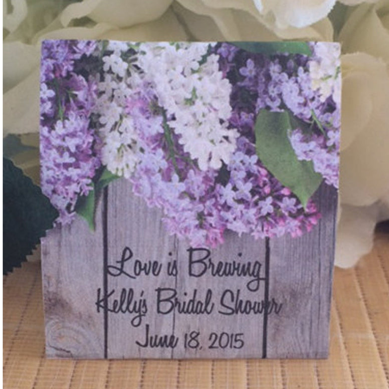 Lilac Wedding Tea Packets - Favor Universe