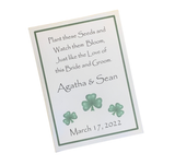 Irish Shamrock Wedding Seed Packets - Favor Universe