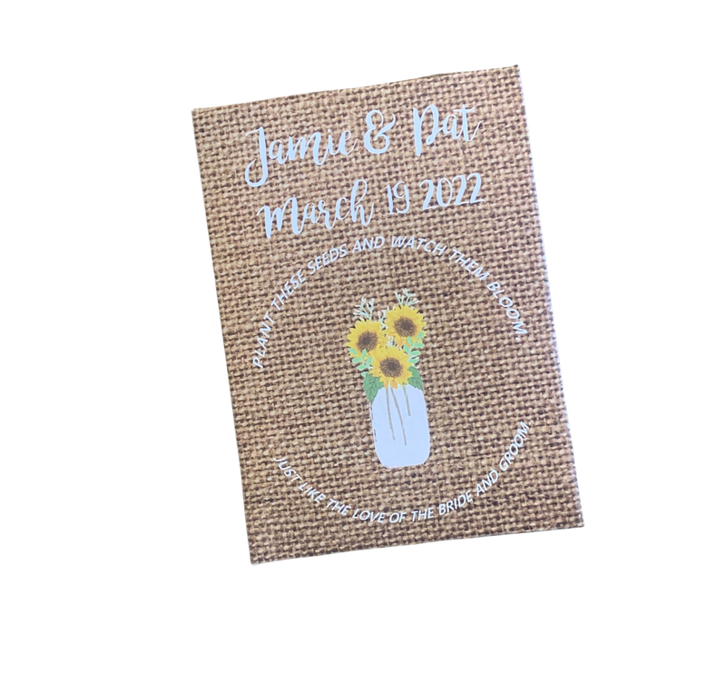 Sunflower Vase on Wood Background - Favor Universe