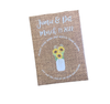 Sunflower Vase on Wood Background - Favor Universe