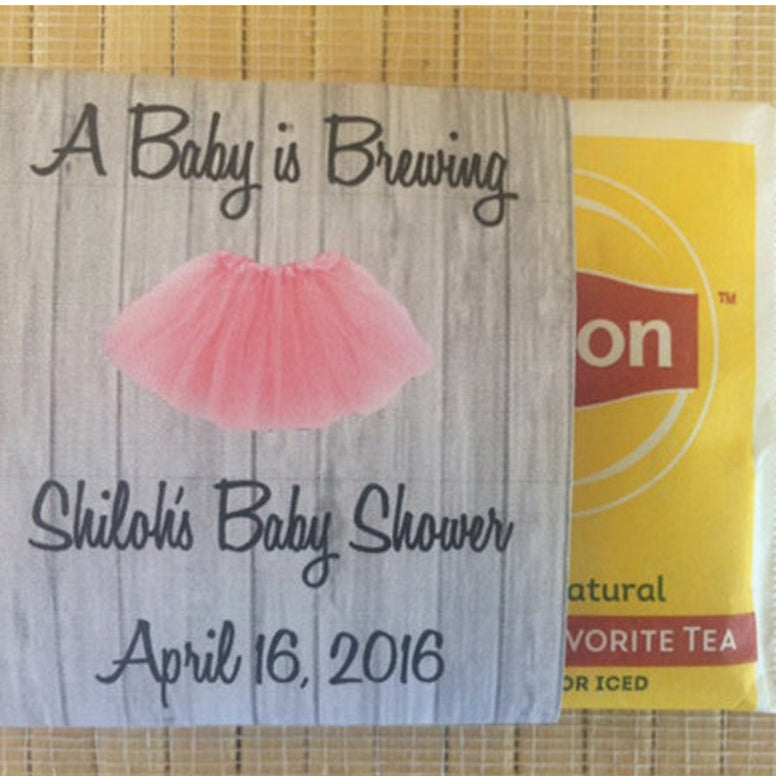 Bowtie and Tutu Tea Packet Favors - Favor Universe