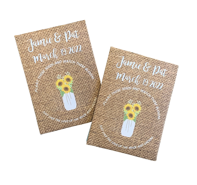 Sunflower Vase on Wood Background - Favor Universe