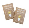 Sunflower Vase on Wood Background - Favor Universe
