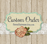 Lavender Bunch Design Wedding Seed Packet Favors