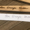 Custom your handwriting spoons
