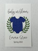 Plantable Baby Shower Seed Paper Favors with Onesie