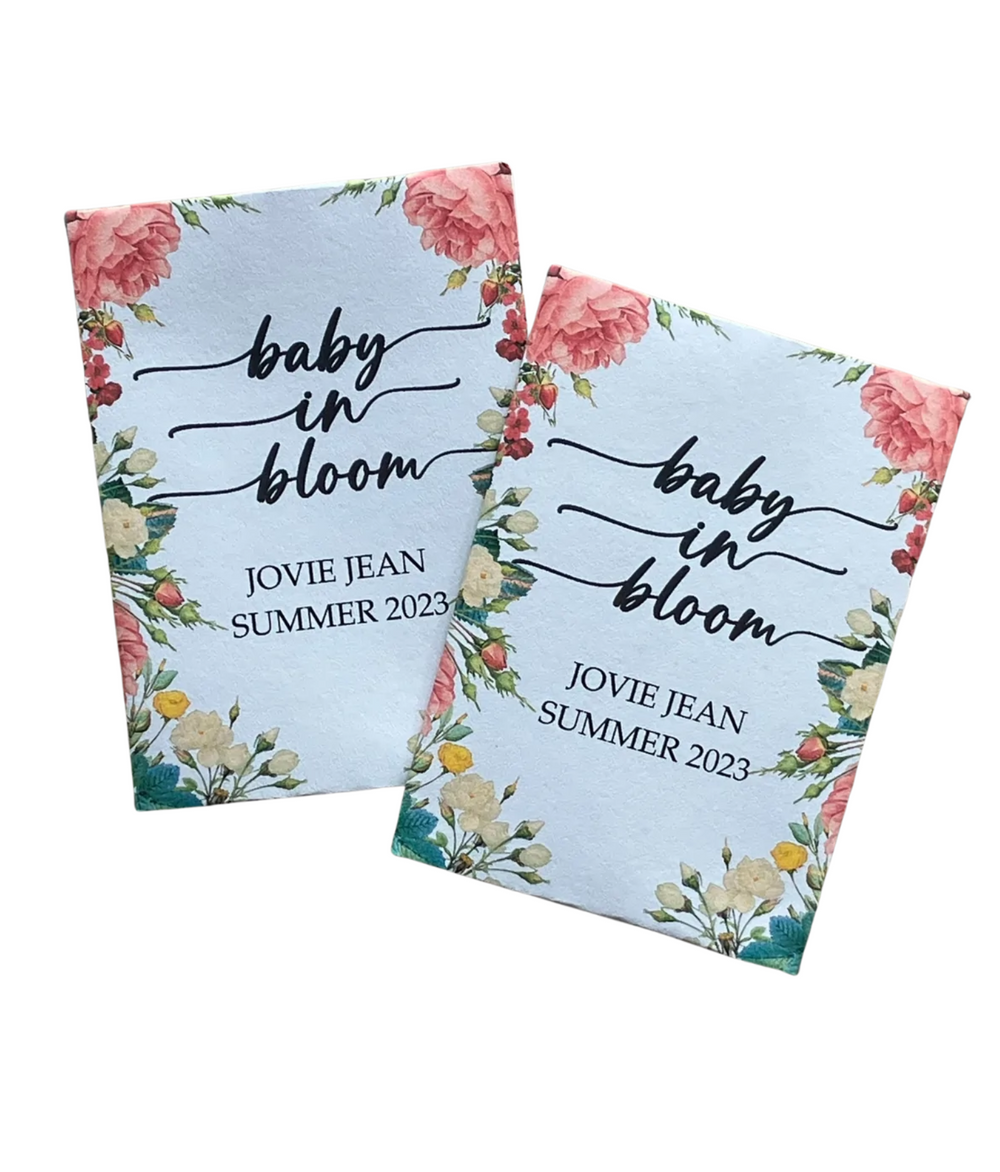 Wildflower Baby Shower Seed Packet Favors