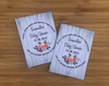 Wood Floral Baby Shower Seed Packets - Favor Universe
