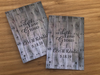 Wood Pallet Wood Design Personalized Wedding Seed Packets - Favor Universe