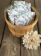 Personalized Eucalyptus Greenery Baby Shower Seed Packet Favors