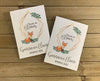 Fox Baby Shower Seed Packets with Frame
