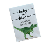 Dinosaur Baby Shower Seed Packet Favors