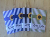 Sunflower Stripe Favors