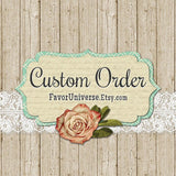 Wedding Seed packets blue favors