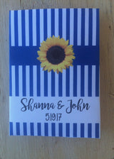 Sunflower Stripe Favors