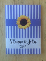Sunflower Stripe Favors