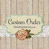 Sunflower Wood Design Seed Packet Favors