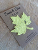 Fall plantable leaf wedding favors