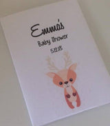 fox baby shower seed packets woodsy favors