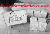 boho seed packets communion favors - Favor Universe