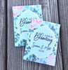 eucalyptus pink flower seed packets favors