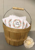 Pink Wreath Baby Shower Seed Packets Floral Favors