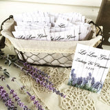 Lavender Wedding Seed Packet Favors Purple