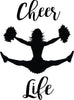 Personalized cheerleader tumbler