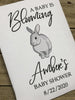 bunny baby shower seed packets favors