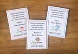 owl baby shower seed packets gifts - Favor Universe