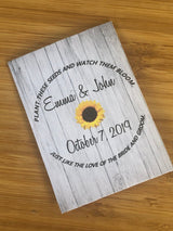 Sunflower Fall Favors