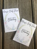 white bunny woodland baby shower seed packets favors