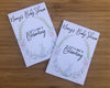 white bunny woodland baby shower seed packets favors