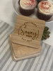 Corporate Logo Wood Coasters