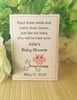 owl baby shower seed packets gifts - Favor Universe