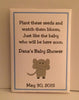 Elephant Circus Baby Favors, Baby Shower Seed Packets Favors