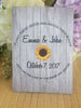 Rustic Wood with Sunflower Seed Packets - Favor Universe