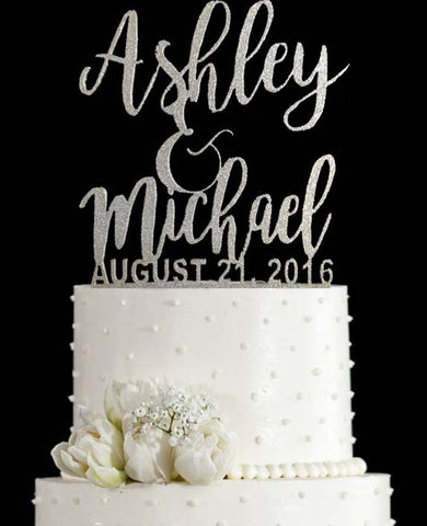 Wedding Cake Topper (First Names) - Favor Universe