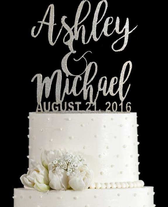 Wedding Cake Topper (First Names) - Favor Universe