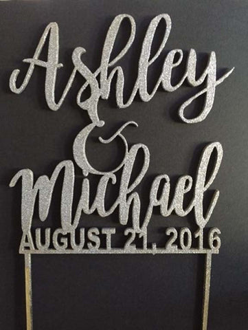 Wedding Cake Topper (First Names) - Favor Universe