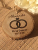 Personalized ring bearer ornament - Favor Universe