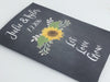 Sunflower On Black Background Seed Packets - Favor Universe