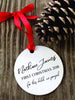 Baby Photo Ornament - First Christmas Ornament - babys 1st Christmas - Favor Universe