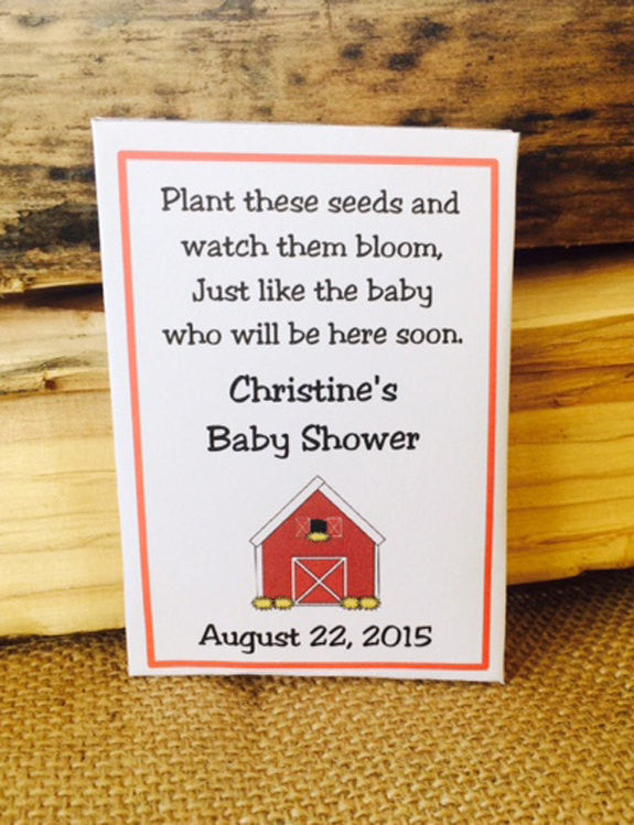 Barn Baby Shower Favors - Favor Universe
