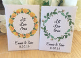Floral Wreath Seed Packets - Favor Universe