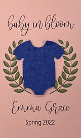Plantable Baby Shower Seed Paper Favors with Onesie