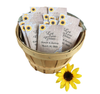 Burlap And Lace Sunflower Wedding Seed Packets - Favor Universe